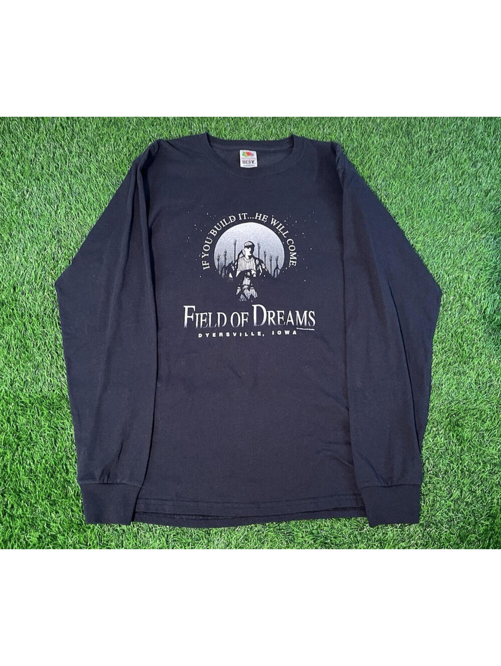 Vintage Universal Studios Field OF Dreams Black T-Shirt Mens Size M BASEBALL